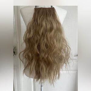 Halo blonde hair extensions 24 inches